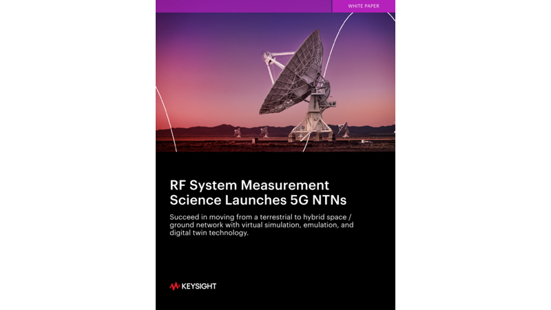 RF System Measurement Science Launches 5G NTNs